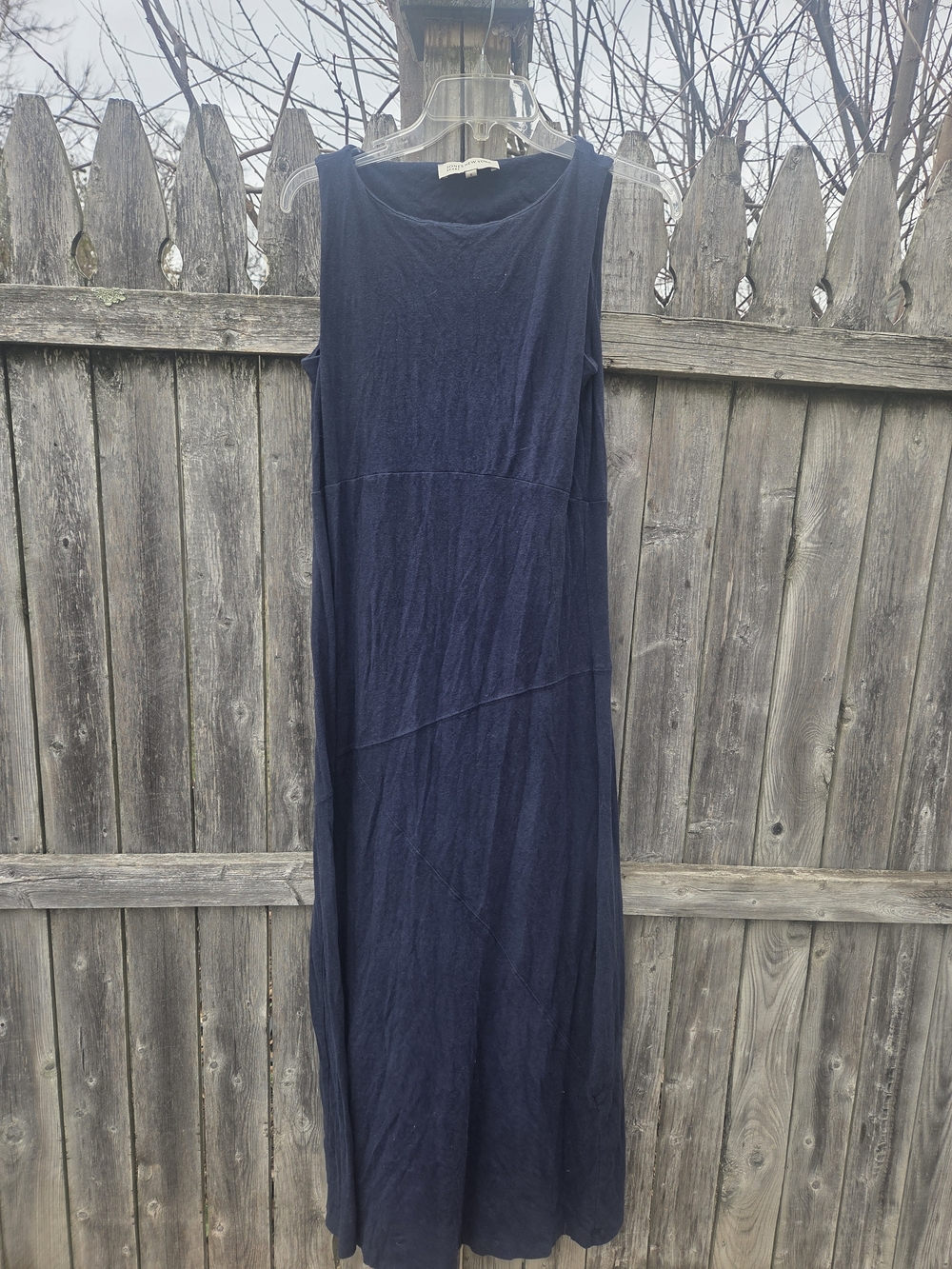 Jones New York Navy Sleeveless Maxi Tank Dress